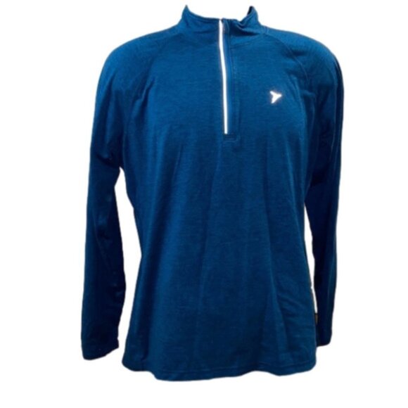 Old Navy Active Go Dry Men’s 1/4 Zip Long Sleeve Blue Pullover Jacket (Size XL) - Picture 1 of 7